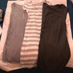 Lot of 3 maternity dresses knee length